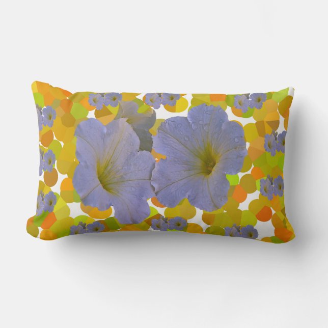 Spring Flowers Throw Pillows (Front)