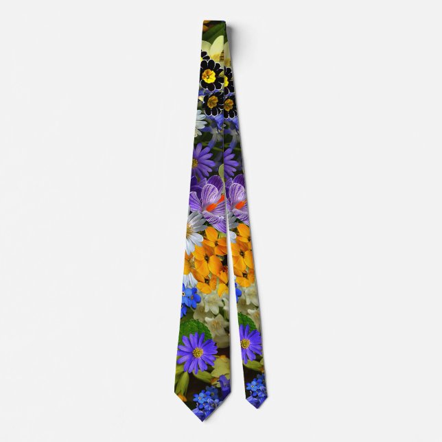 Spring Flowers Tie (Front)
