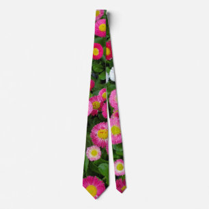 Spring flowers tie