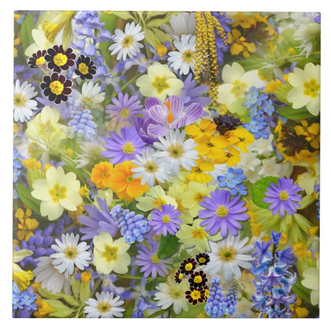 spring flowers tile (Front)