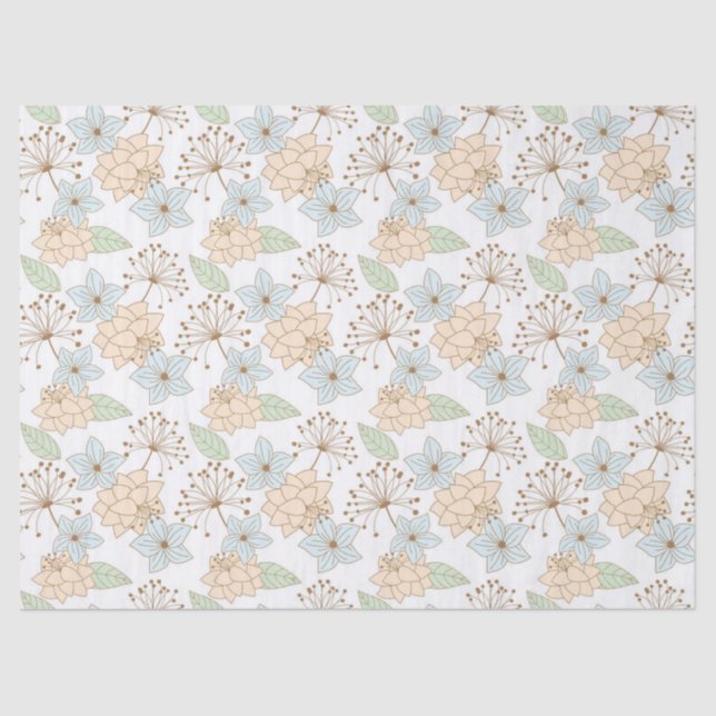 spring flowers tissue paper  (Front)