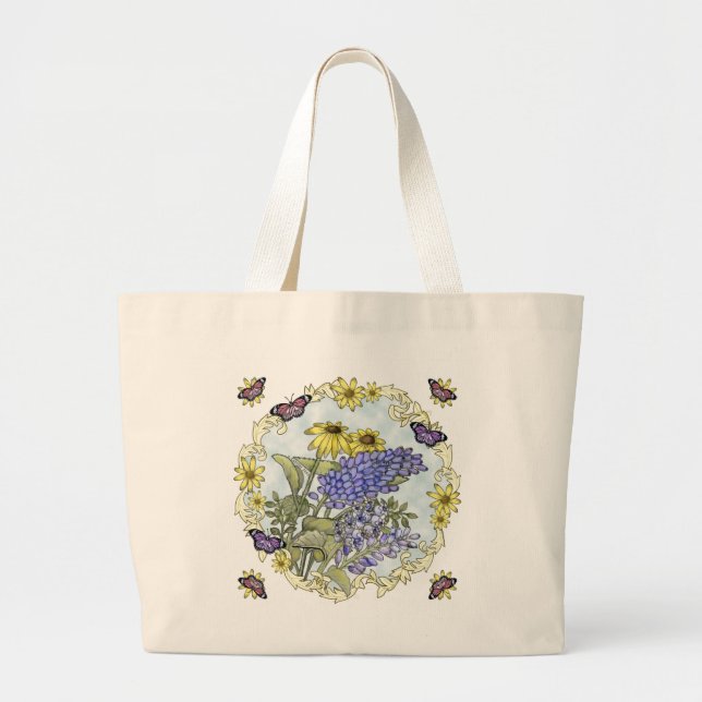 Spring Flowers  tote bag (Front)