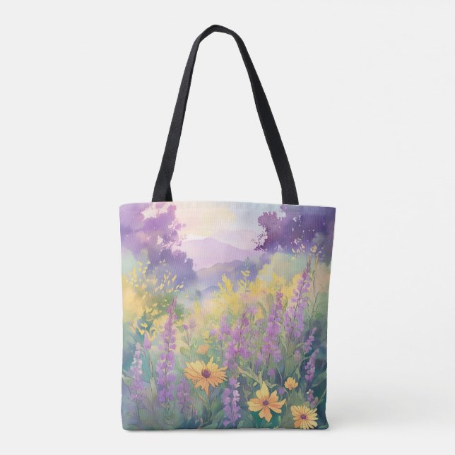 Spring Flowers  Tote Bag (Back)