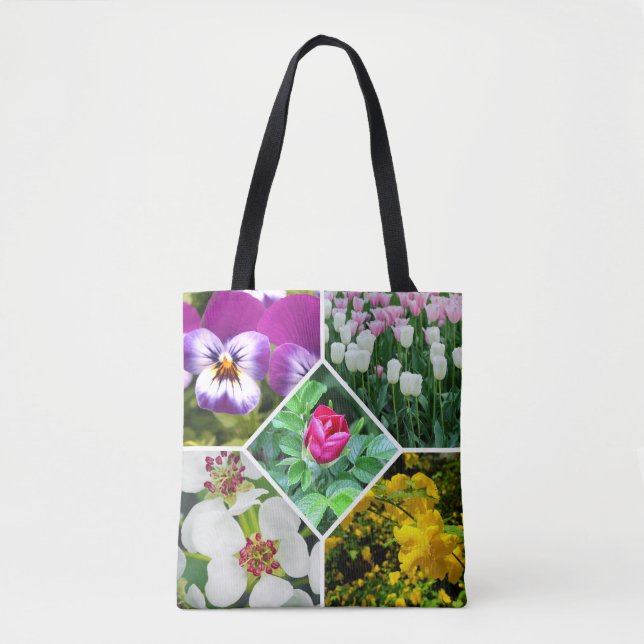 Spring Flowers Tote Bag (Front)