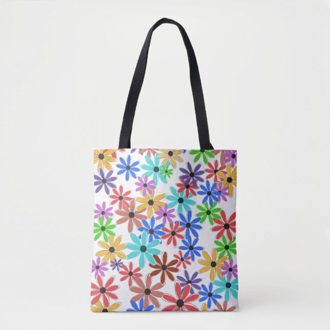 Spring Flowers Tote Bag (Front)