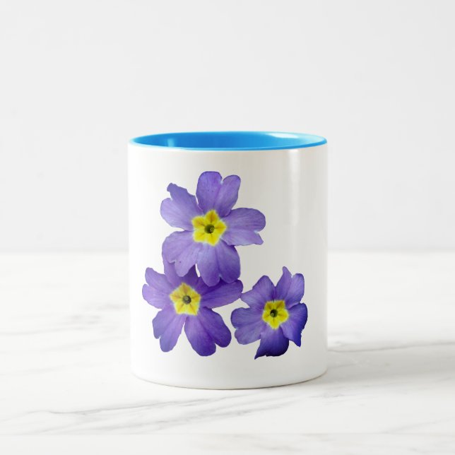 Spring flowers Two-Tone Mug (Center)