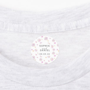 Spring flowers  watercolor Personalised Wedding 