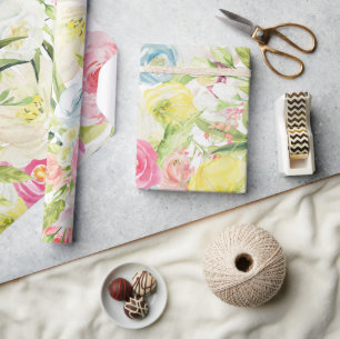 Spring Flowers Wrapping Paper – Beautiful Floral