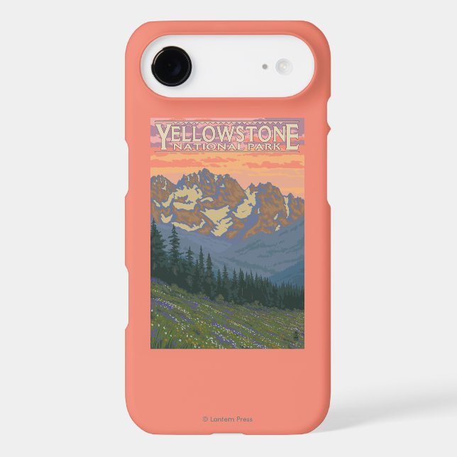 Spring Flowers - Yellowstone National Park Case-Mate iPhone Case (Back)