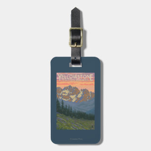 Spring Flowers - Yellowstone National Park Luggage Tag