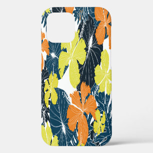 Spring Flowery: Vintage Floral Texture iPhone 12 Case