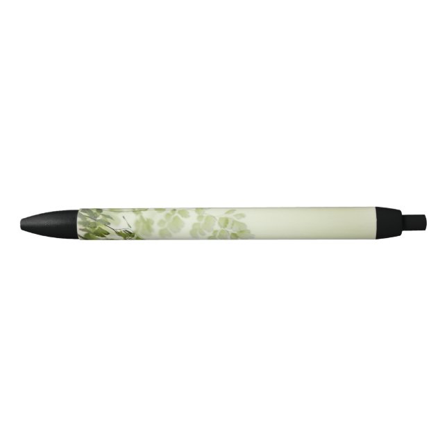 Spring Foliage Black Ink Pen (Front)