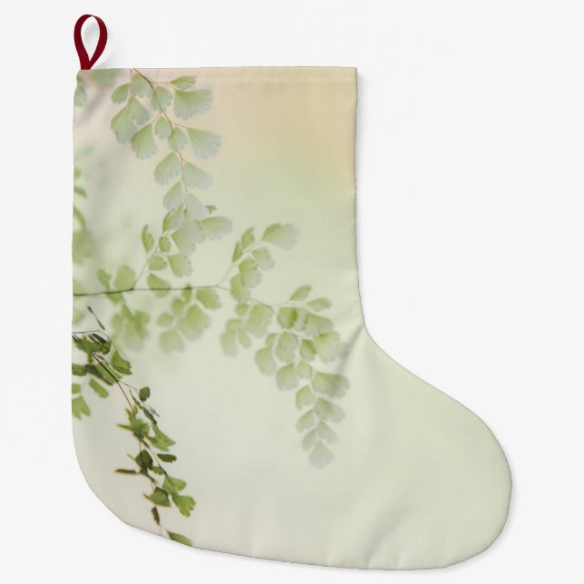 Spring Foliage Large Christmas Stocking (Front)