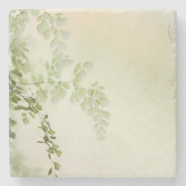 Spring Foliage Stone Coaster (Front)