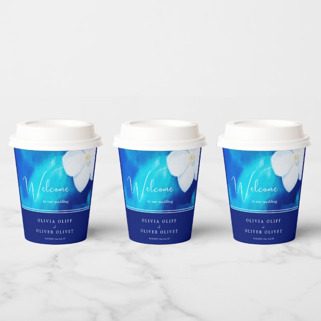 Spring Fondness Wedding Paper Cups (Multi)