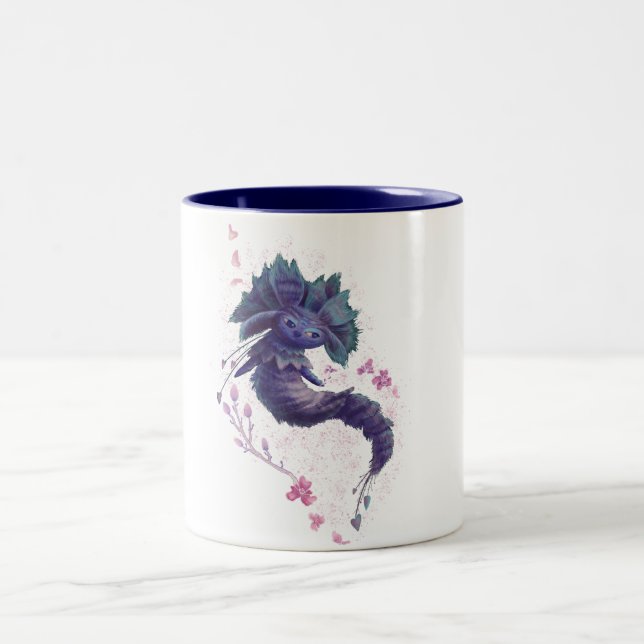 spring   forest animal Two-Tone coffee mug (Center)