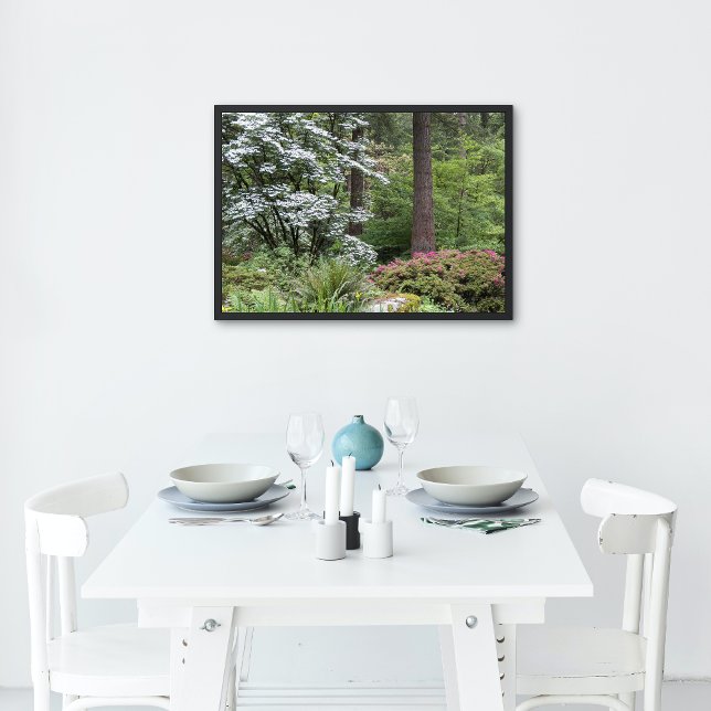 Spring Forest Garden Floral Photo Print (In Situ Framed)