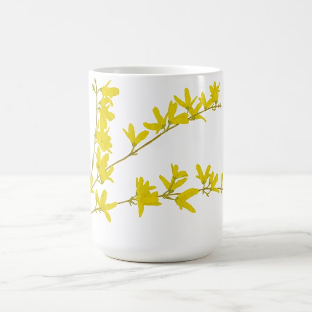 Spring Forsythia Coffee Mug (Center)