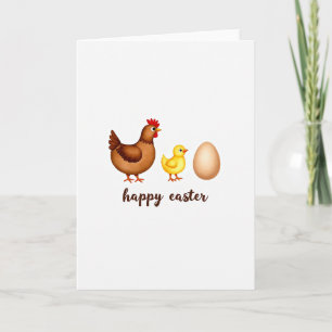 Spring Fowl Family Season Card