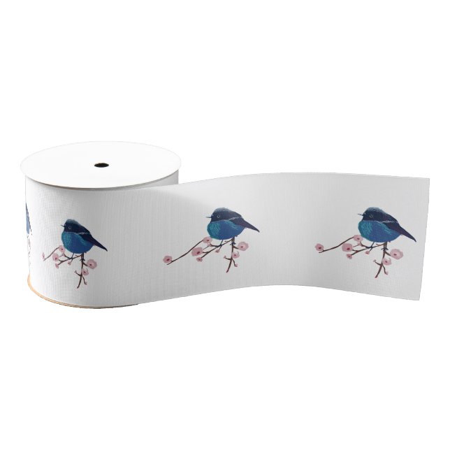 Spring Friend Bird Grosgrain Ribbon (Spool)