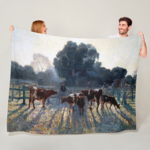  Spring Frost Elioth Gruner 1919 Australian Art  Fleece Blanket