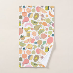 Spring fruit hand towel