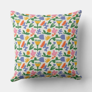 Spring Fun Floral Cushion