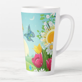 Spring Garden3 Latte Mug