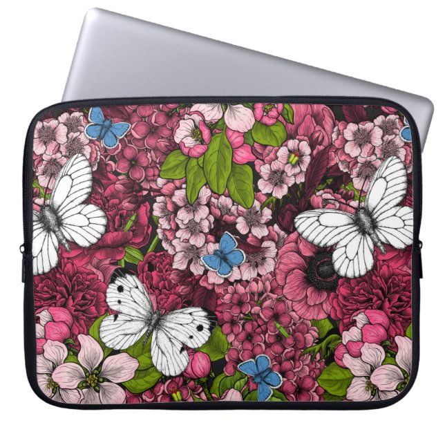 Spring garden 2 laptop sleeve (Front)