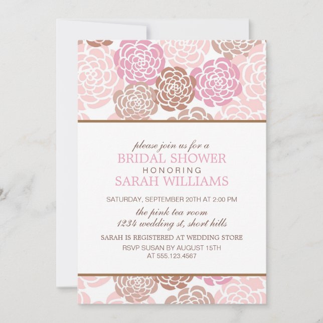 Spring Garden Bridal Shower Invitation (Front)