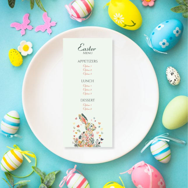 Spring Garden Bunny Brunch Menu (Creator Uploaded)