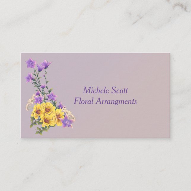 Spring Garden Collection    Business Card (Front)