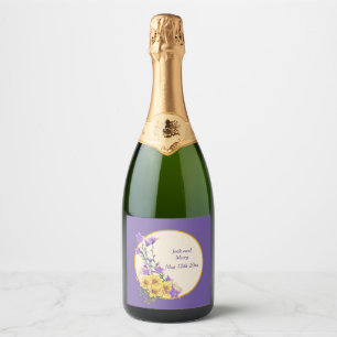 Spring Garden Collection Cream Sparkling Wine Label