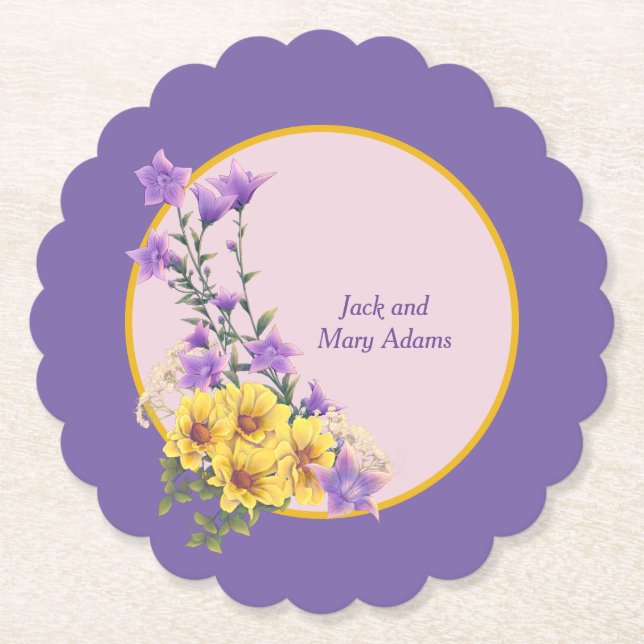Spring Garden Collection  Paper Coaster (Front)