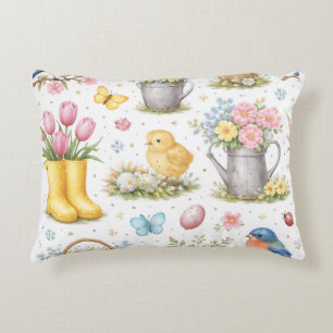 Spring Garden Easter Decorative Cushion