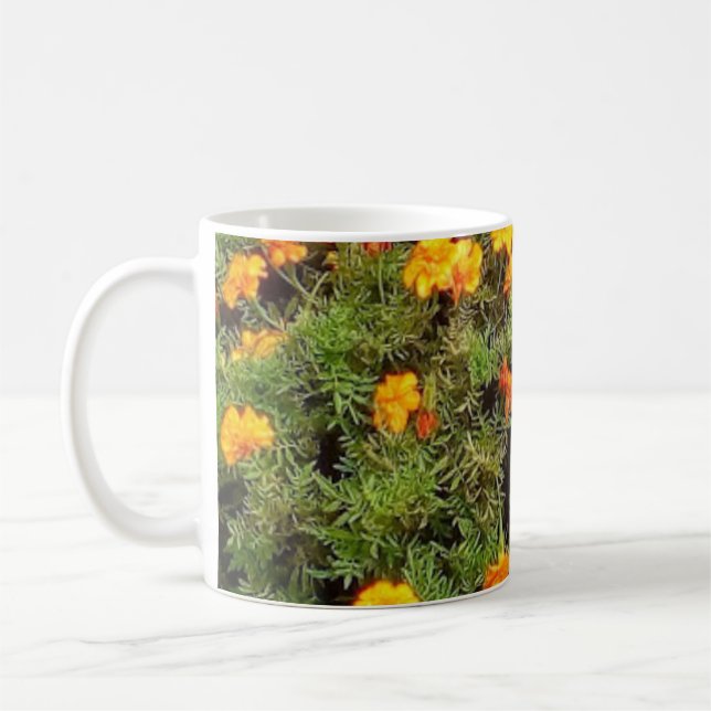 Spring garden flower coffee mug (Left)