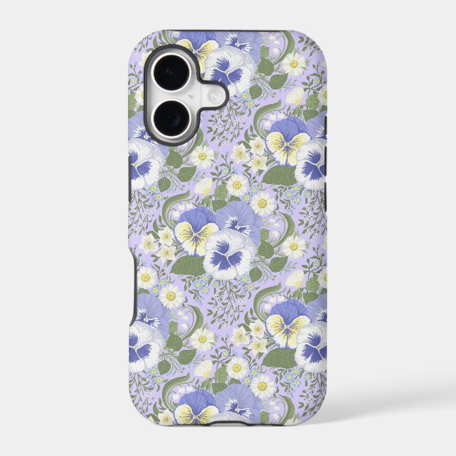 Spring Garden flowers on lavender (Back)