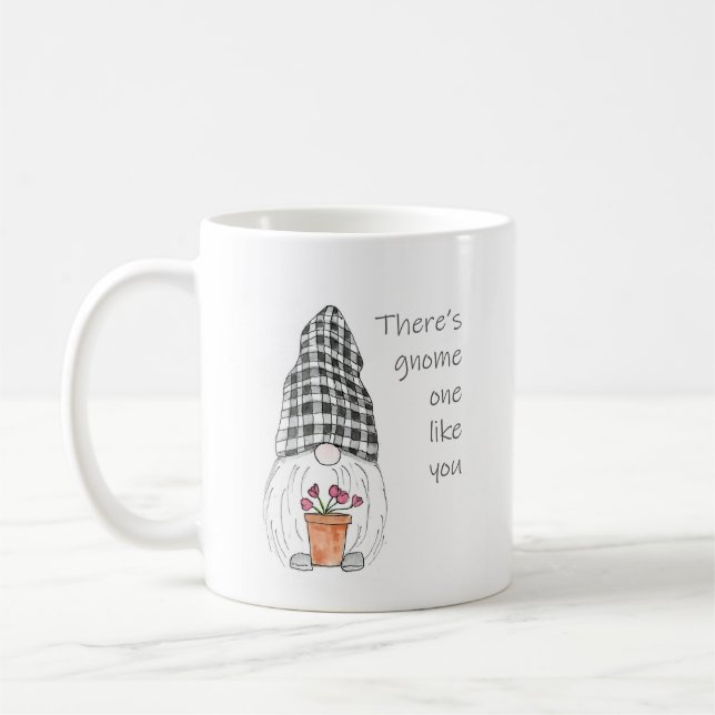 Spring Garden Gnome Coffee Mug (Left)