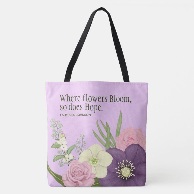 Spring Garden In Bloom Tote Bag (Front)