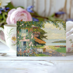 Spring Garden in Starnberg   Edward Cucuel Card