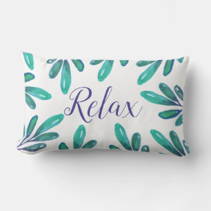 Spring Garden Leaves Relax Lumbar Cushion