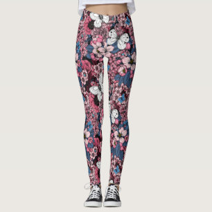 Spring garden leggings