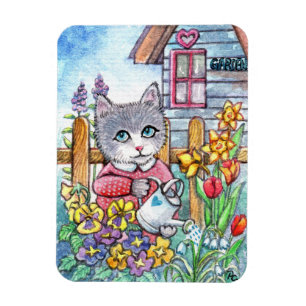 Spring Garden Magnet