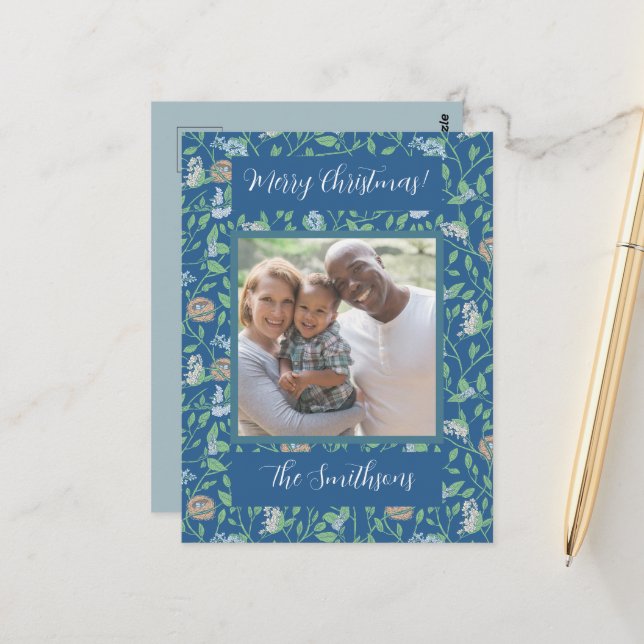 Spring Garden Mother Day Robin Nest QueenAnn Photo Postcard (Front/Back In Situ)