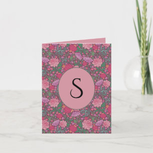 Spring Garden Mother's Day Japanese Paper Lanterns Note Card