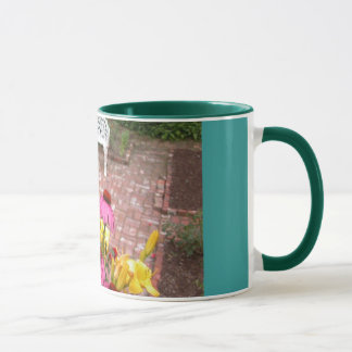 spring garden mug