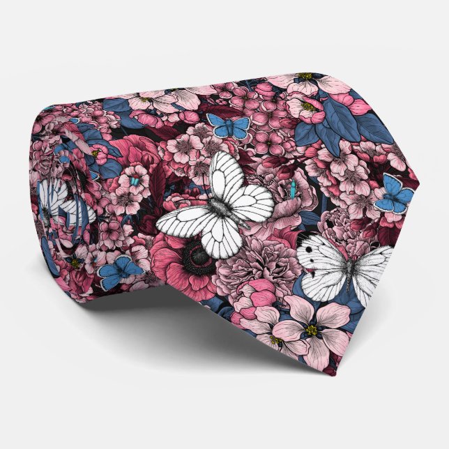 Spring garden tie (Rolled)