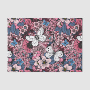 Spring garden tissue paper