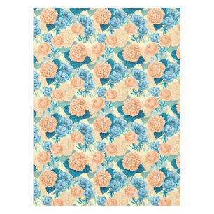 Spring garden watercolor tablecloth