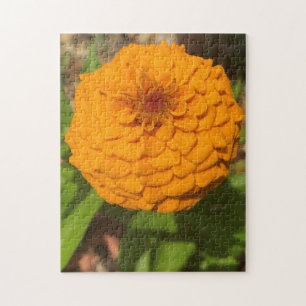 Spring Garden Yellow Dahlia Jigsaw Puzzle